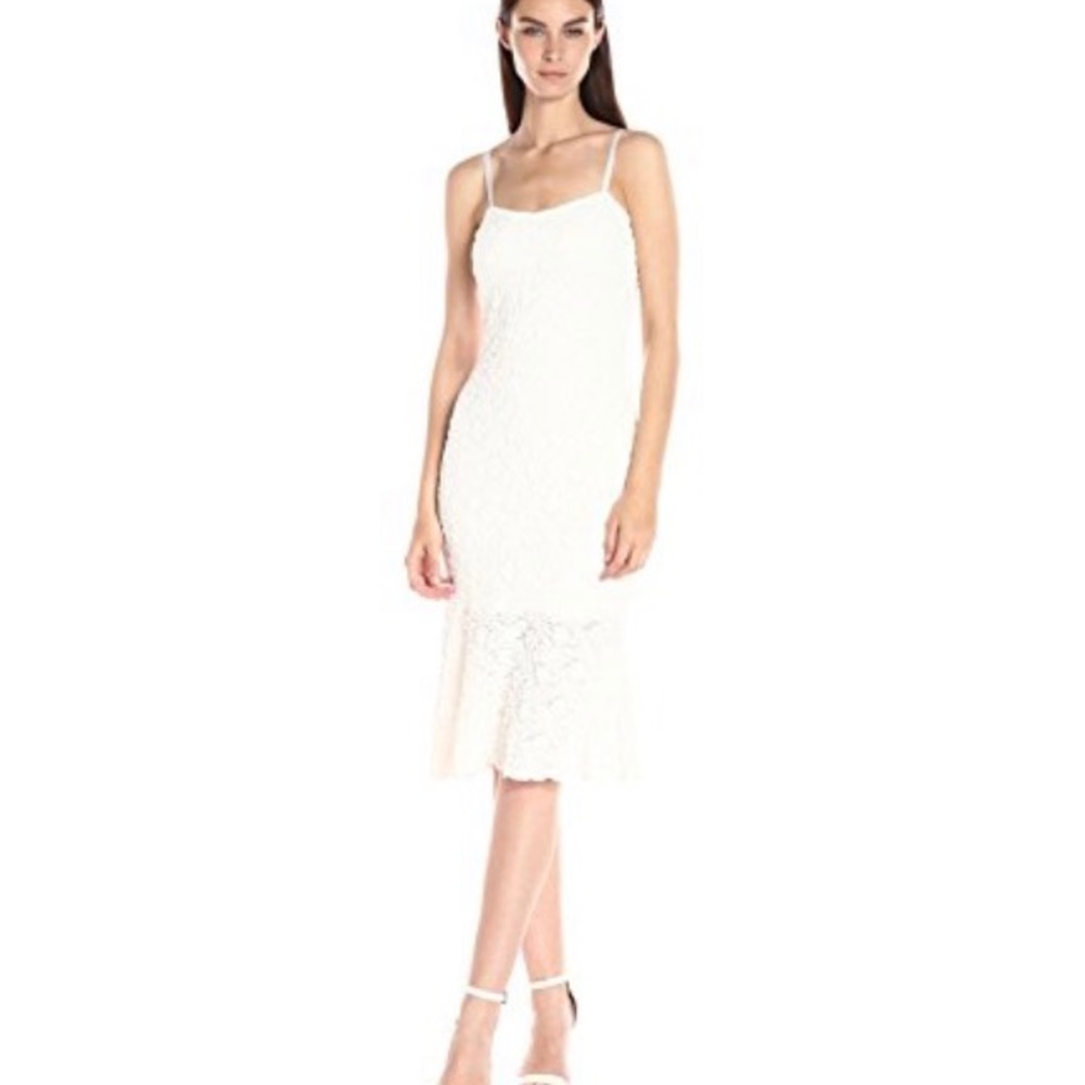 FRENCH CONNECTION Havana white lace dress